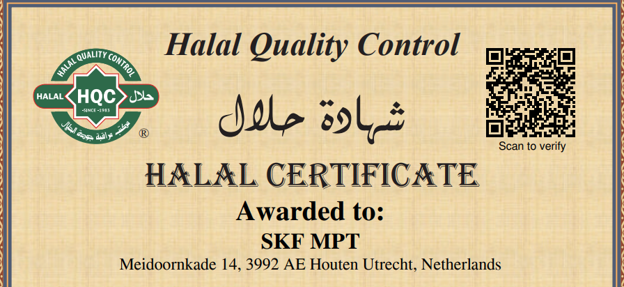 Chứng nhận Halal cho mỡ LGFG 2