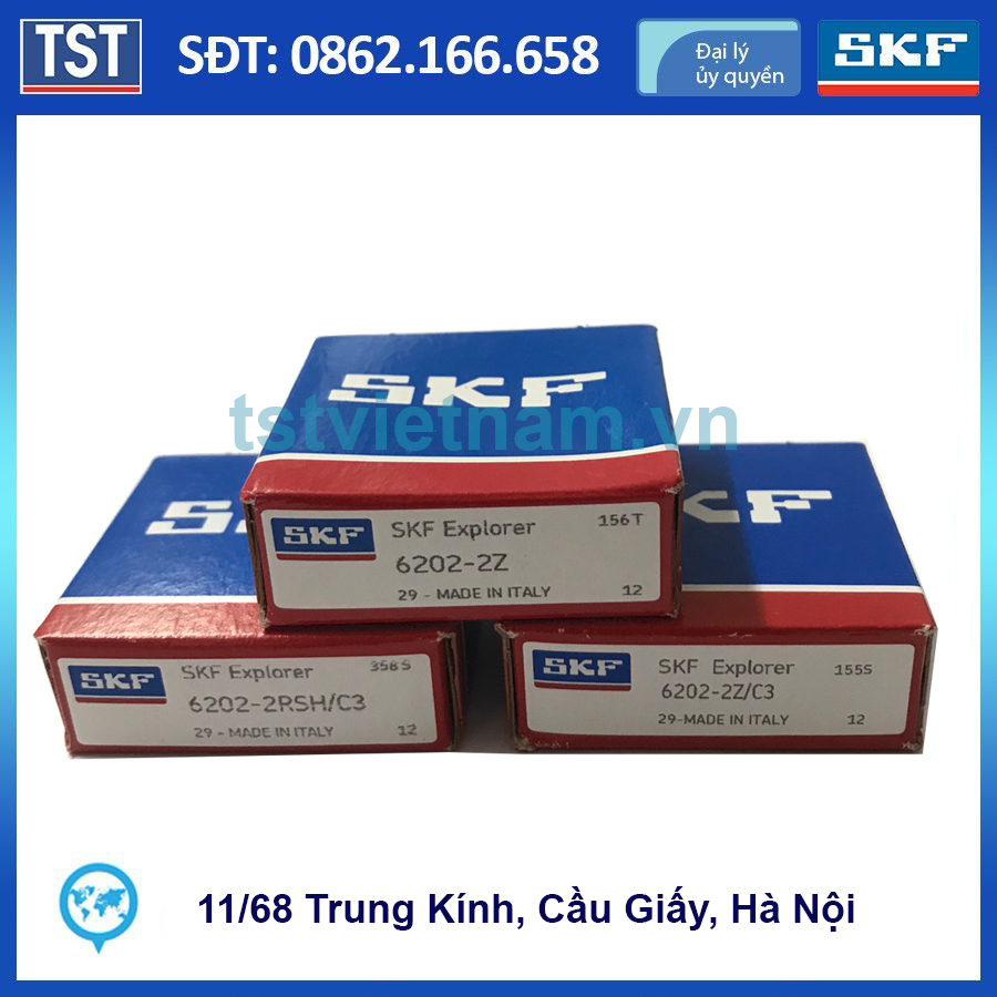 Hình ảnh các loại vòng bi SKF 6202