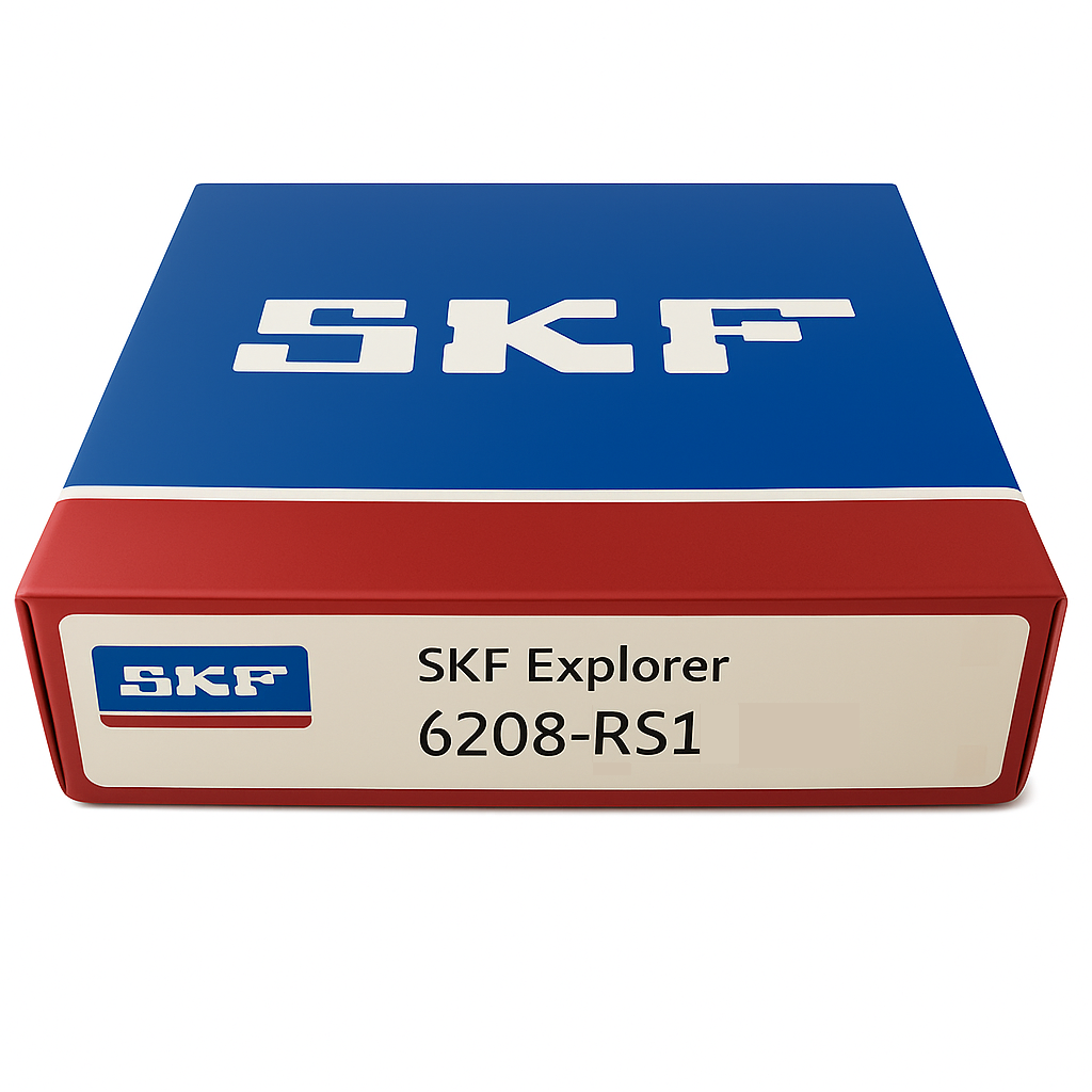 V&ograve;ng bi SKF 6208-RS1 ch&iacute;nh h&atilde;ng 1 phớt