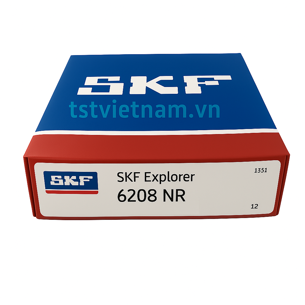 Vòng bi SKF 6208 NR chính hãng có phe cài
