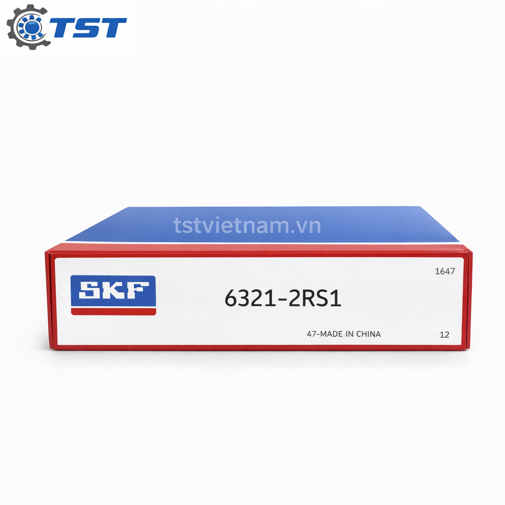 V&ograve;ng bi cầu SKF 6321-2RS1 phớt cao su ch&iacute;nh h&atilde;ng