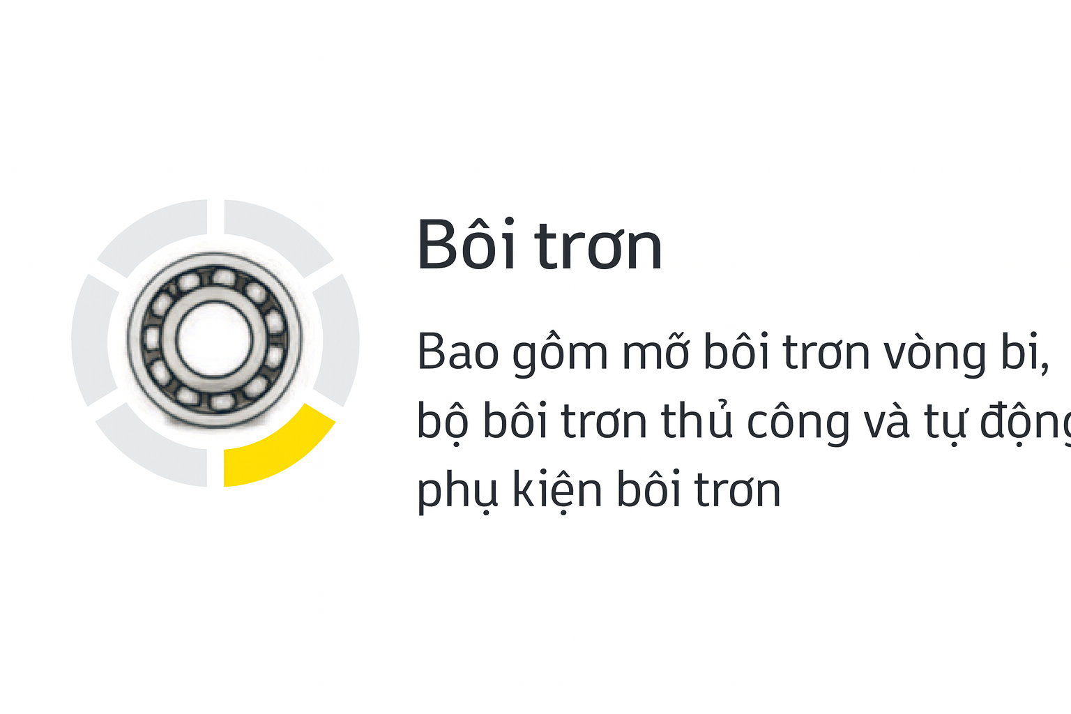 Bôi trơn cho vòng bi