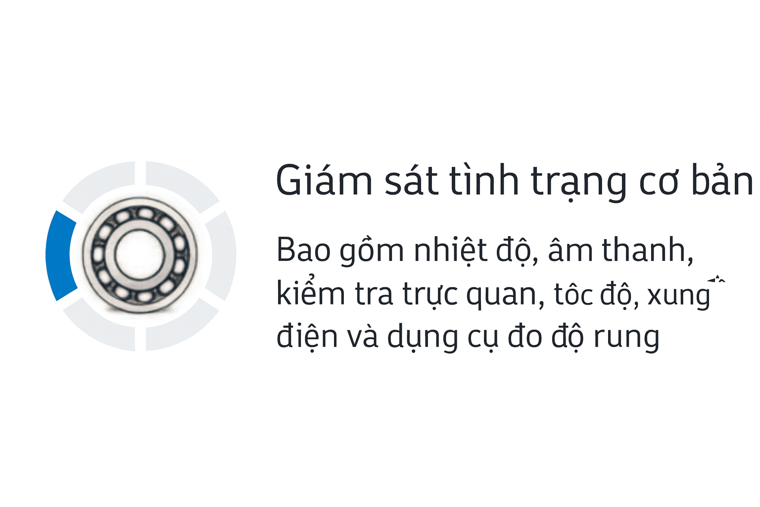 Giám sát tình trạng làm việc của vòng bi