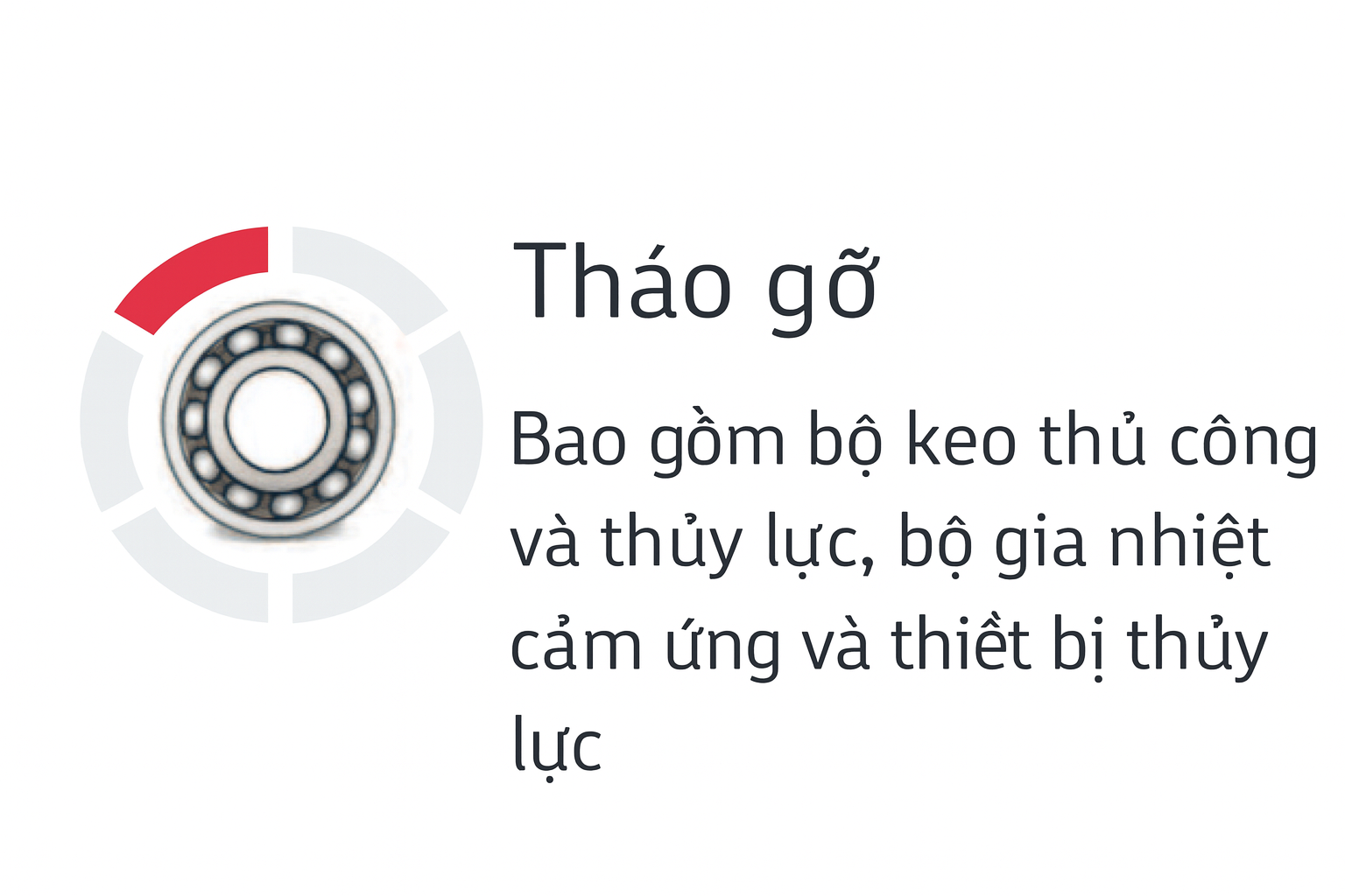 Tháo vòng bi