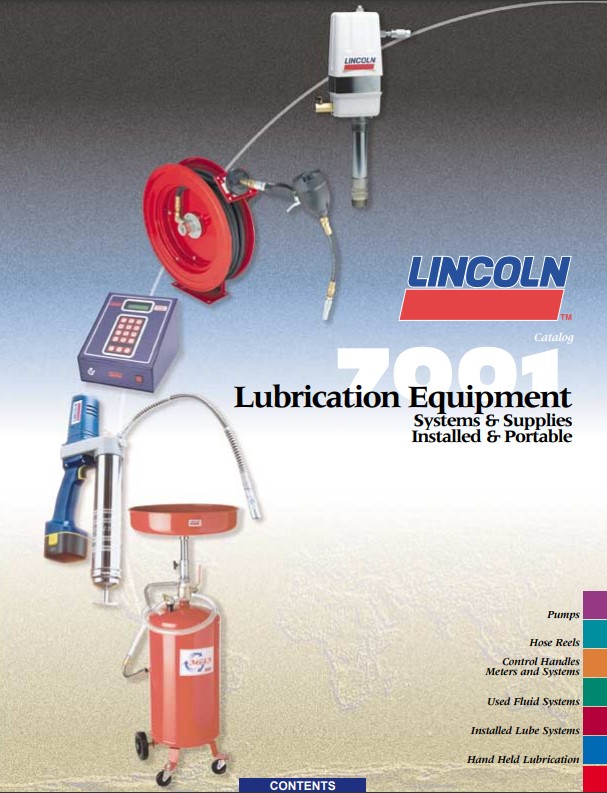 7001 Lubrication Equipment Full Line Catalog Lincoln